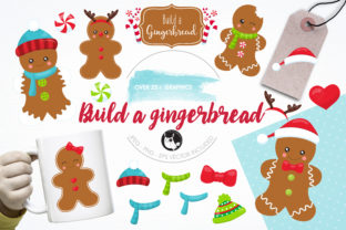 Download Build a Gingerbread Clipart Set - Premium Resources